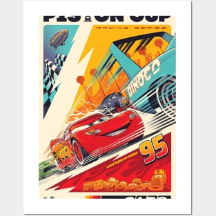 Piston cup cartoon Posters and Art